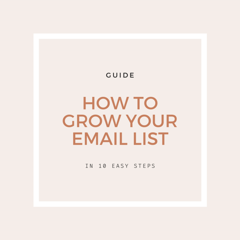 How to Grow Your Email List Guide